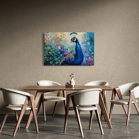 Kép - Festmény egy páva (90x60 cm)