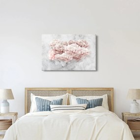 Kép - Rózsaszín virágok a falon (90x60 cm)