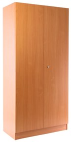 Visio fa szekrĂ©ny, 90 x 45 x 185 cm, hengerzĂĄr, bĂŒkkfa