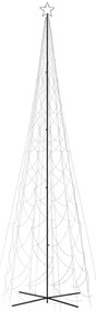 kúp alakú karácsonyfa 3000 hideg fehér LED-del 230 x 800 cm