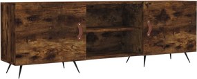 vidaXL füstös tölgy színű szerelt fa TV-szekrény 150 x 30 x 44,5 cm