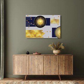Kép - arany körök (90x60 cm)