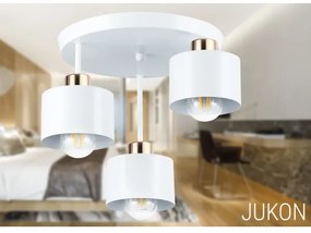 Csillár 3xE27/35W/230V átm. 30 cm fehér/arany