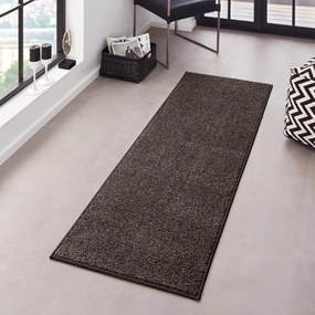 Pure antracitszürke futószőnyeg, 80 x 200 cm - Hanse Home