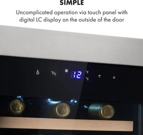 Klarstein Reserva 12 Uno, borhűtő, 31 liter, 11 - 18 °C, 1 zóna