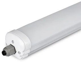 LED lámpatest , 24 Watt , 120 cm , kompakt armatúra , por- és páravédett , IP65 , sorolható , természetes fehér , 5 év garancia , 160lm/W , Super BRIGHT