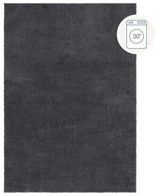 Sötétszürke mosható szőnyeg újrahasznosított szálakból 120x170 cm Fluffy – Flair Rugs