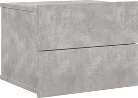 vidaXL betonszürke szerelt fa éjjeliszekrény 40 x 30 x 30 cm