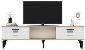 TV asztal/szekrény Vipapo 11 (zafír tölgy + fehér) . 1095221