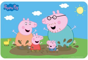 Peppa malac Mud Bath tányéralátét 43x28 cm