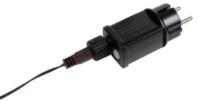 Karácsonyi állólámpa barna fa 120 cm LED-del, időzítővel IP44 - Ki