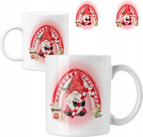 Kávéscsésze Karácsonyi Mintás Manó Fehér 330ml