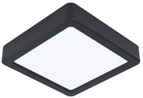 Fekete LED mennyezeti lámpa 16x16 cm FUEVA 5 – EGLO