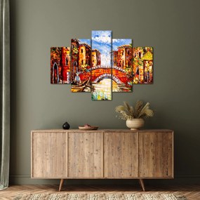 Kép - Olajfestmény a városról III. (150x105 cm)