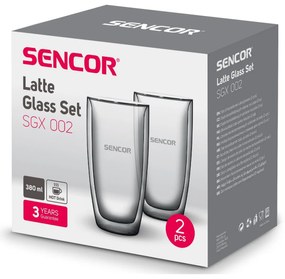 Sencor SGX 002 thermo tejeskávés pohár 380 ml, 2db