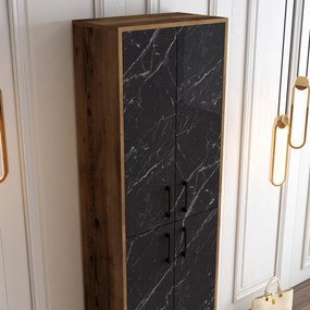 Berlin A - Walnut, Black Marble