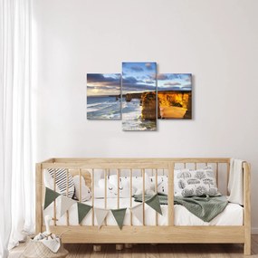 A tengeri sziklák képe (90x60 cm)