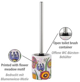 Kerámia WC-kefe Rollin'Art Full Bloom – Wenko