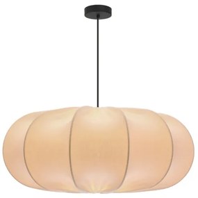 Kábelre függesztett csillár CAFEE 1xE27/40W/230V Ø 52 cm fehér