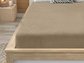 Mikroplüss lepedő SOFT 90x200 cm barna