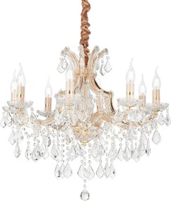 IDEAL LUX 167398 NAPOLEON Kristály Csillár E14 IP20