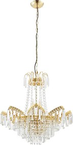 Endon glamour klasszikus függeszték adagio átlátszó arany end96819-go