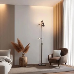 Eglo 33182 -LED Dimmelhető állólámpa SOLANO 1xLED/26W/230V+1xLED/3,2W króm