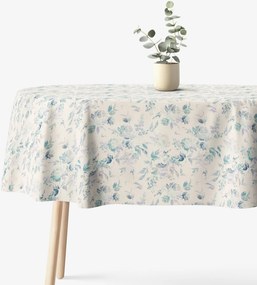 Goldea ovális dekoratív terítő valencia - növénylenyomatok 120 x 200 cm