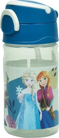 Disney Jégvarázs Together műanyag szívószálas kulacs akasztóval 350 ml