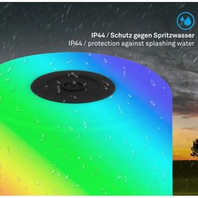 Briloner 7462015 - LED RGB újratölthető asztali lámpa LED/1,5W/5V IP44 fekete
