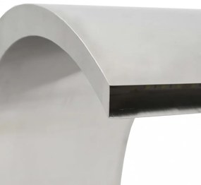 304-es rozsdamentes acél medenceszökőkút LED-ekkel 22x60x70 cm