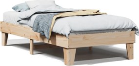 vidaXL tömör fenyőfa ágy matrac nélkül 90 x 200 cm