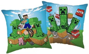 Minecraft Creeper Chaos párna, díszpárna 40x40 cm
