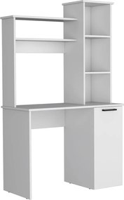 Polcos íróasztal tárolóval 98,5x45,3x162,5cm barna FUR1233-2