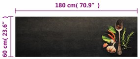 mosható fűszermintás bársony konyhaszőnyeg 60x180 cm