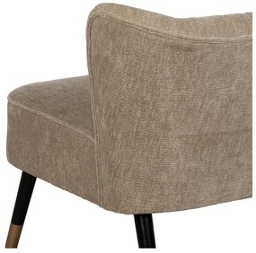 Bézs zsenília kanapé 134 cm Glam – Ixia