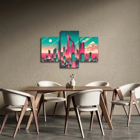 Kép – Nagyváros pop-art stílusban (90x60 cm)