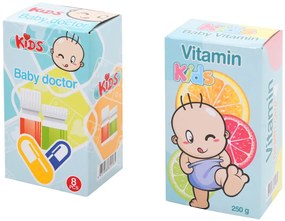 15 darabos doktoros játékkészlet 38 x 30 x 67,5 cm