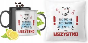 Amelia Varázsbögre fényképes nyomott mintás párna szett