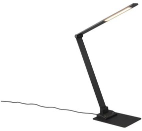 Fekete LED dimmelhető asztali lámpa (magasság 72 cm) Travis – Trio