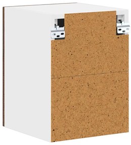 Fali konyhaszekrény 2 pcs Barna Tölgy 30 x 31 x 40 cm Faanyag