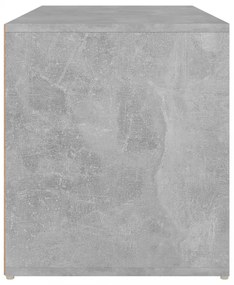 betonszürke szerelt fa előszobapad 80 x 40 x 45 cm