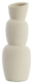 Krémszínű kerámia váza Aram – Light &amp; Living