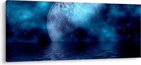 A hold képe a tenger felett (120x50 cm)