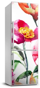 Hűtőre ragasztható matrica Field virágok FridgeStick-70x190-f-78023147