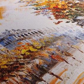 Kép - Utca Párizsban (90x60 cm)