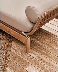 Natúr színű akácfa kerti kanapé Catalina – Kave Home