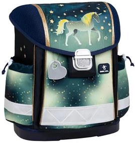 Iskolatáska, fémcsat, BELMIL Classy Sparkling Unicorn, unikornis (BL40313AG47L)