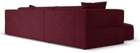 Borvörös sarokkanapé (bal oldali) Esther – Milo Casa