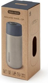 Ezüstszínű rozsdamentes acél termobögre 340 ml – Black + Blum